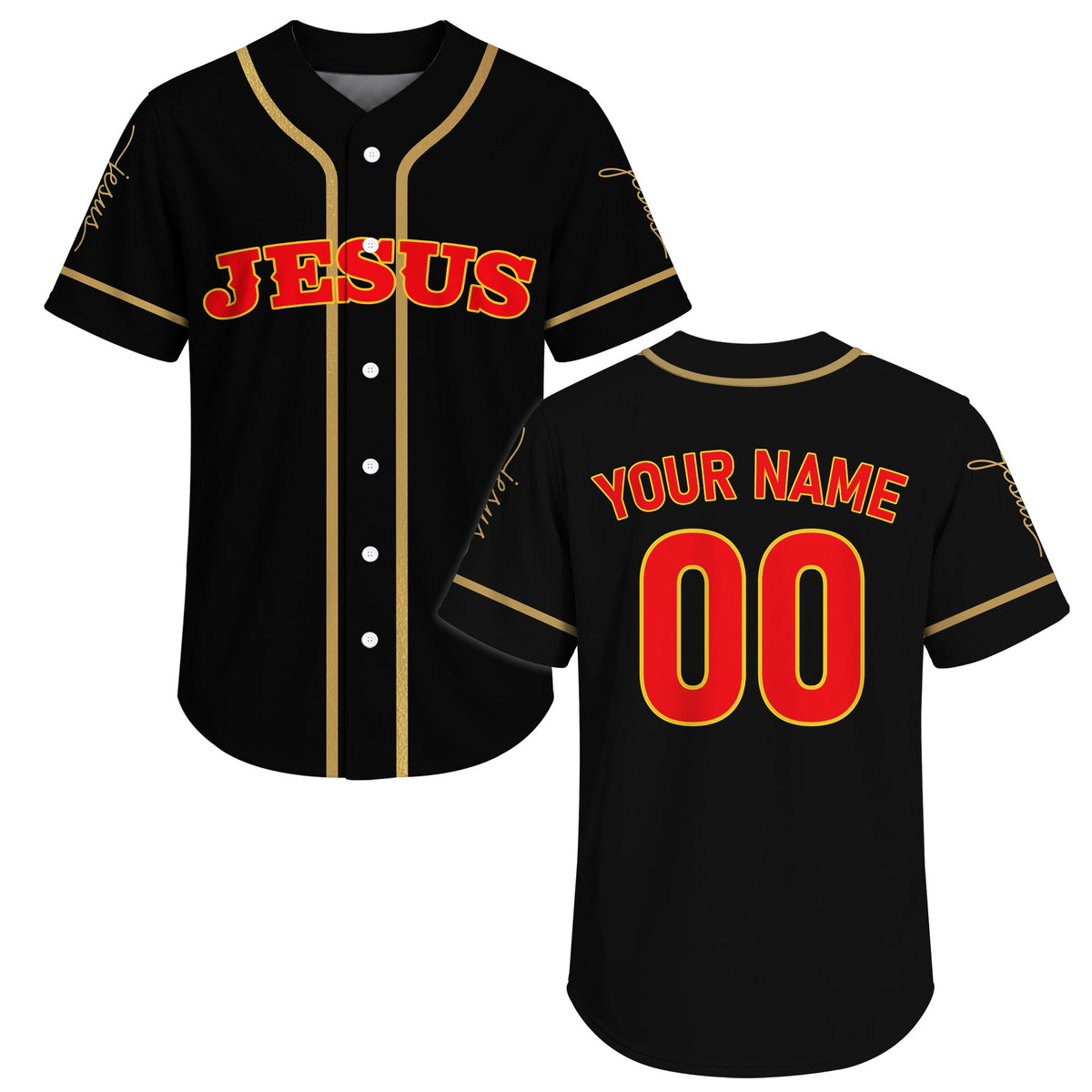 Personalized Christian Baseball Jersey – Custom Name & Number