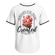 Created For Such A Time As This Christian Baseball Jersey