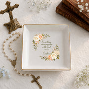 Personalized Name Christian Jewelry Dish – Custom Scripture Ring Tray, Faith Gift for Her