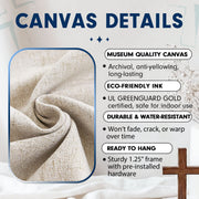 The Light, The Hand, The Walk – Jesus 3 Panel Poster/Canvas Set