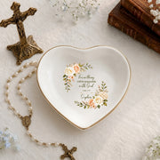 Personalized Name Christian Jewelry Dish – Custom Scripture Ring Tray, Faith Gift for Her
