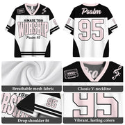 Christian Faith Mesh Jersey Collection – Jesus, Worship & Bible Verse Jerseys