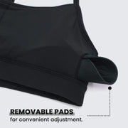 CRZ YOGA Butterluxe Y Back Sports Bras | Light Support, Removable Pads, Yoga, Extremely Soft, Scoop Neck, Spaghetti Strap, for Women