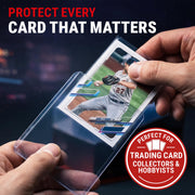 Ultra Pro 3" x 4" Clear Regular Toploader & Card Sleeves Bundle,100 Pack | Soft Protective Sleeves, Rigid Plastic Holders, Archival-Safe Material, Clear Display, Ideal For Collectors And Card Storage