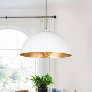 Oversized Metal Dome Pendant Light