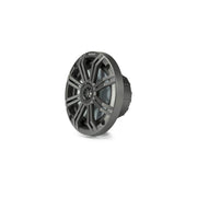 Kicker KM65 6.5-Inch (165mm) Marine Coaxial Speakers with 3/4-Inch Tweeters, 4-Ohm, Charcoal and White Grilles