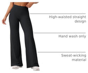 YEOREO Ease Workout Leggings Womens Straight Leggings Eddiy Gym Yoga Pants | 29"/31.5"/33"/35",No Front Seam,High Waist,Buttery,Booty Lifting,Wide Leg