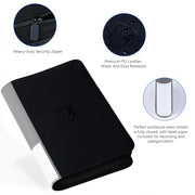 Graded Card Binder 4 Pocket, Holds 40 PSA Slabs for PSA CGC CSG Slabs, J254 | Waterproof Premium PU Leather,Ringless Side Loading, Acid-Free PVC-Free Pages for MTG, TCG, Anime Game & Sports Cards