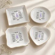 Personalized Name Christian Jewelry Dish – Custom Scripture Ring Tray, Faith Gift for Her