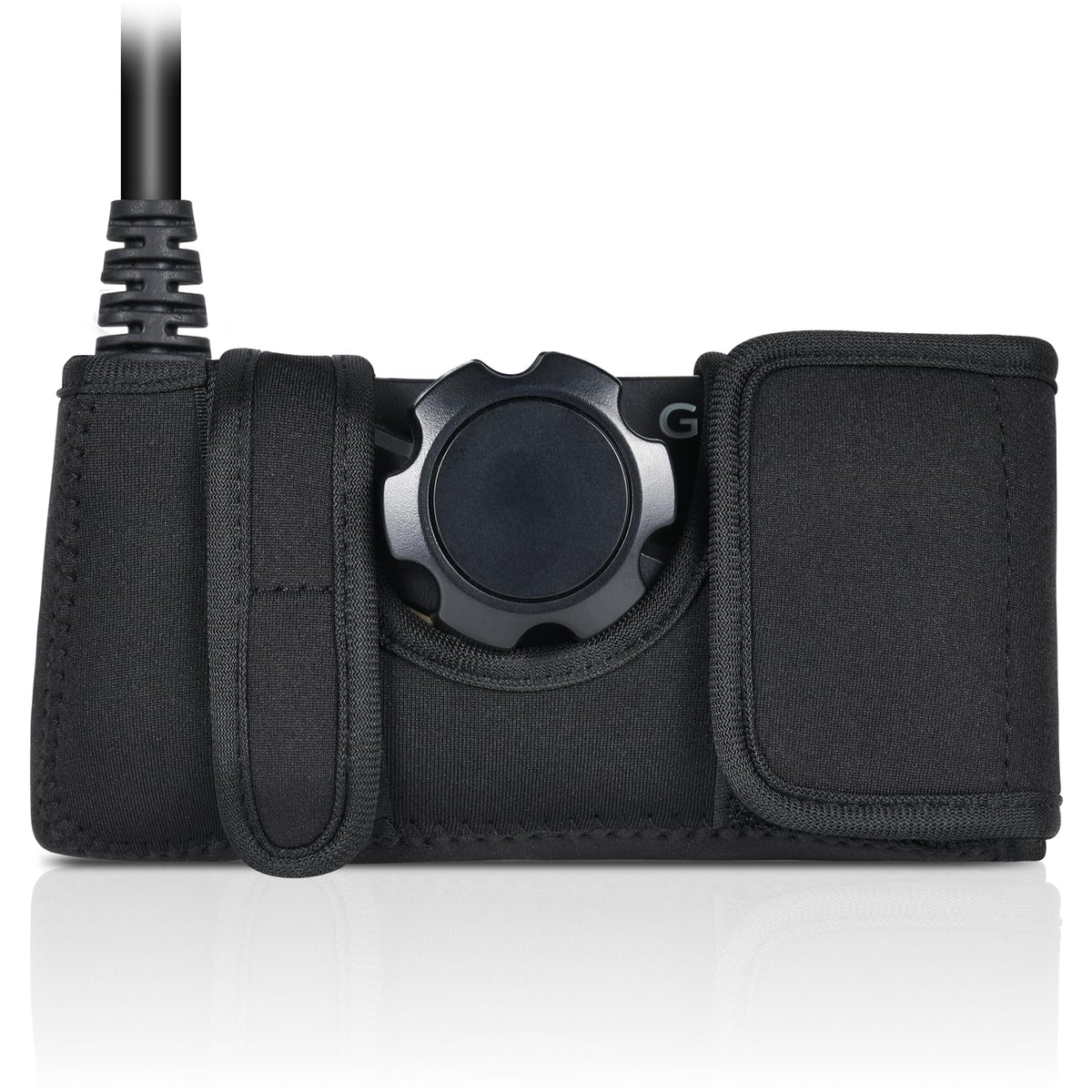 Vivelancia Premium Travel Transducer Cover for Garmin Livescope LVS34 | Waterproof Protective Case for Garmin Transducer Accessories