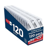 120 Pack Trading Card Shipping Protectors-3.5"x4.5"