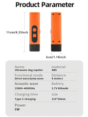 🐶Ultrasonic Dog Bark Deterrent Device – Humane & Effective Dog Repeller