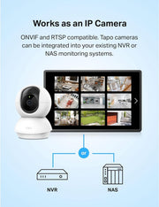 Tapo 1080p Pan/Tilt Security Camera for Baby Monitor, Pet Camera, C200 | Motion Detection, 2-Way Audio, Night Vision, Cloud & SD Card Storage, Works with Alexa & Google Home