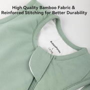 BubblePanda Rayon Made from Bamboo Sleep Sack 0-6 Months 1.0 Tog Newborn | 0-3 Months Sleep Sacks, 3-6 Months Toddler Sleeping Sack, 2-Way Zipper, Soft Baby Wearable Blanket