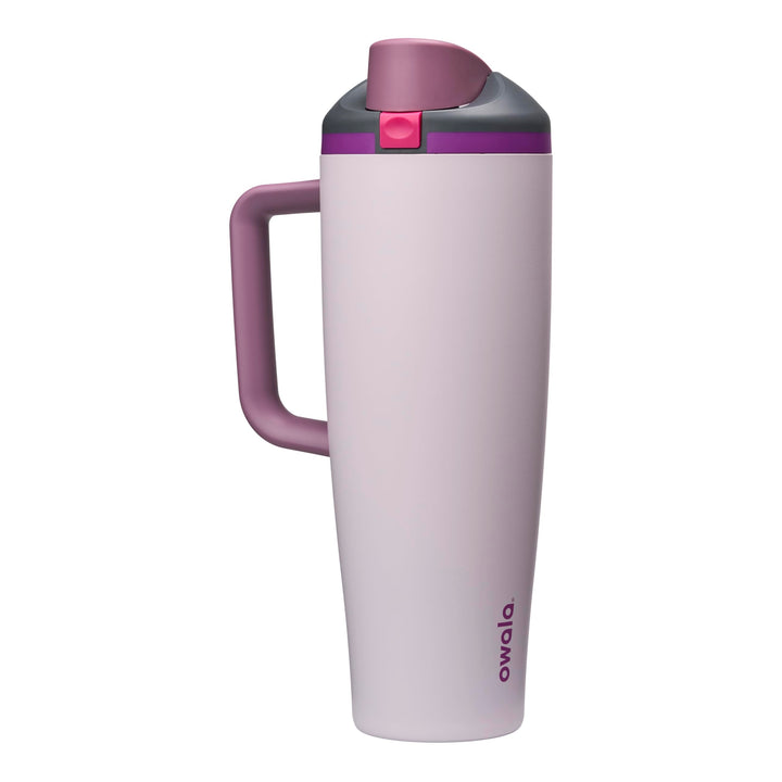 Owala FreeSip Tumbler Stainless Steel Water Bottle 40 oz Dreamy Field | Triple-Layer Insulation | Leak-Proof Lid with Push-Button | Double Threaded Lid for Left and Right-Handed Drinking