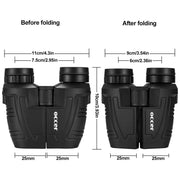 Occer 12x25 Compact Binoculars for Adults and Kids | High Powered, Easy Focus, Large Eyepiece for Bird Watching, Cruise Ship, Outdoor Hunting, Travel, Sightseeing