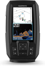 Garmin STRIKER Vivid 4cv, Easy-to-Use 4-inch Color Fishfinder and Sonar Transducer, Vivid Scanning Sonar Color Palettes