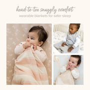 Burt's Bees Baby Organic Beekeeper Infant Wearable Blanket, Unisex Swaddle | Cozy 2-way zip sleep sack is available in lightweight 0.5 TOG or medium weight 1.5 TOG options for a great night's sleep