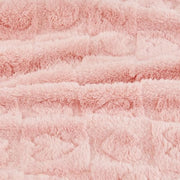 Yurhap Heart Baby Blanket, Love Plush Fleece Baby Blankets for Girls Boys | Soft Sherpa Baby Girl Blanket for Infant Toddler Newborn Gift, Fluffy Baby Essentials, For Crib Stroller, 30"x40", Light Pink