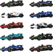 Hot Wheels Formula 1 2025 10-Pack | Set of 10 1:64 Scale Die-Cast Toy Racecars Representing Each F1 Racing Team, Authentic Details for Play or Display