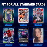 1000ct Card Sleeves for Trading Cards, Clear Soft Baseball Sports Sleeves | Soft Plastic Protector Card Sleeve, Clear Card Sleeve Fit for Baseball, Football Sports Cards, PKM, MTG, Game, Standard Cards