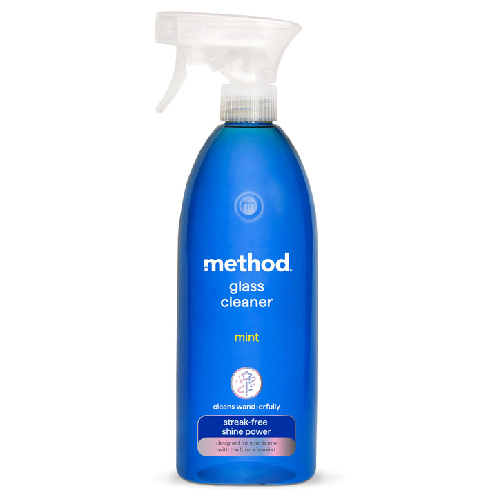 Method Glass Cleaner Spray, Mint, Windows & Mirrors, 828ml