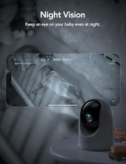GNCC 5G Cameras for Home Security Indoor, Pet/Dog/Baby w Phone App, 4Pcs | Dual-Band Wi-Fi, 360 PTZ Auto-Tracking Pet/Dog/Cat/Puppy/Nanny, Motion Alert, SD Card or Paid Cloud