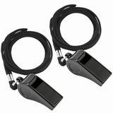 JKQAGD 2 Sports Whistles with Lanyard, Loud Crisp Sound Whistle Ideal for Coaches, Referees, Officials,Outdoor Enthusiasts, and Family Emergencies.