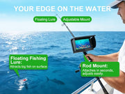 Underwater Fishing Camera 1080P HD 4.3" IPS Screen 50ft Cable | 6000mAh Battery, USB-C Charging, IR Night Vision, 220° Wide Angle, 66lb Cable, CE/FCC/RoHS, for Lake Boat Kayak Ice Fishing