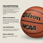 WILSON NCAA Final Four Edition Indoor/Outdoor Basketball Size 6 + Size 7