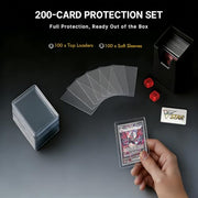 Foluck 9 Pocket Top Loader Binder Trading Card Binder Holds 252 Toploaders