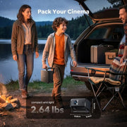 Portable Smart Projector [Bundled with Google TV Stick 14.0 & 4K Support & Dolby] with WiFi and Bluetooth HDR10,Ceiling Mini Movie Short Throw Projector Outdoor Auto Focus for Home Theater Bedroom