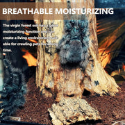 BNOSDM Reptile Soil Substrate Fluffy Small-Strand Reptile Substrate and Snake Bedding Clean Natural Terrarium Bedding for Lizards Snakes Tortoises Tarantulas