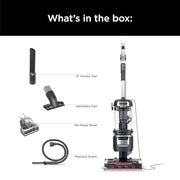 Shark Rotator Lift-Away Vacuum, DuoClean PowerFins, Dark Grey, LA555 | Self-Cleaning Brushroll, Odor Neutralizer, Lift-Away ADV, HEPA Filter, LED Headlights, Swivel Steering, Pet Tools Included