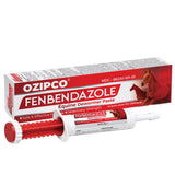 OZIPCO Fenbendazole Equine Dewormer Paste 10% for Horses | 25 Gram Oral Paste Syringe | Broad Spectrum Horse Wormer | Apple Flavor
