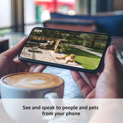 Blink Outdoor 4 and Wired Doorbell 2K+ (newest model) — Two-year battery 1080p camera and 2K hardwired doorbell. Sync Module Core included — 1 Camera + Doorbell (Black)