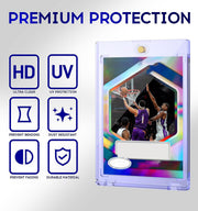 50ct Magnetic Card Holder, 35pt One Touch Card Holder for Trading Cards | U-V Protectors Hard Plastic, Magnetic Card Case for Trading, Sports, Game, Football, Baseball Cards
