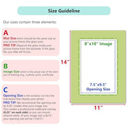 Poster Master Antique White Matboard – 4-Ply Acid-Free Picture Mat Board with 45° Beveled Cut, Made in USA, Custom Cut to Any Size, 1/16" Thickness for Framing & Displays