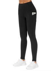 THE GYM PEOPLE Women's Thick High Waist Yoga Pants Workout Leggings | Tummy Control, Deep Side Pockets, Squat-proof, hidden waistband pocket, Flatlock Seams, Running, Yoga, Workout, Athletic