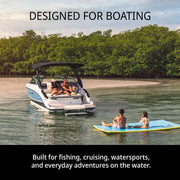 Simrad GO Chartplotter and Fish Finder, with Transducer and Radar Options, Preloaded C-MAP Discover Chart Card