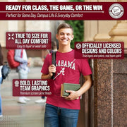 NCAA Gameday Cotton T-Shirt for Men and Women | Officially Licensed NCAA Tee - Preshrunk Ring-Spun Cotton - Screen-Printed Team Logo