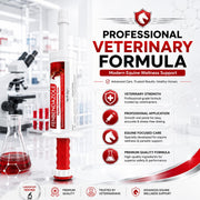 OZIPCO Fenbendazole Equine Dewormer Paste 10% for Horses | 25 Gram Oral Paste Syringe | Broad Spectrum Horse Wormer | Apple Flavor