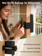 KIMILAR Anti-Theft Doorbell Mount Compatible with Ring/Blink(2026 Release) | No-dirll Doorbell Kits for 2026 Ring/Blink Battery Doorbell, Full-Coverage Doorbell Camera Mount for Apartments, Rentals