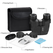 Occer 12x25 Compact Binoculars for Adults and Kids | High Powered, Easy Focus, Large Eyepiece for Bird Watching, Cruise Ship, Outdoor Hunting, Travel, Sightseeing