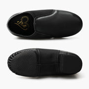 Stelle Jazz Shoes for Girls Genuine Leather Slip-On Dance Shoes