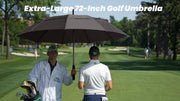 MRTLLOA Extra Large Golf Umbrella,54/62/68/72 Inch Automatic Open Umbrella | Double Canopy Vented Windproof, 210T Pongee Fabric Waterproof , Large Umbrellas for Rain Heavy Duty, Big Umbrella, Oversized