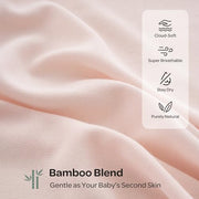 Momcozy Swaddles for Newborns, Quiet Fastener Swaddle for Infant 0-3 Months | New-Parent-Friendly Sleep Sack, Reduce Startle Reflex, Newborn Boys Girls Registry Essentials, 2-Pack, Bloom