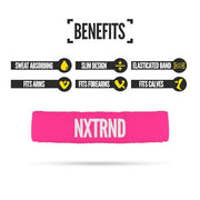 1 Pair Nxtrnd Bicep Bands, Sweat-Absorbent Arm Sweatbands, Football Accessory