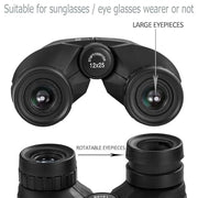 Occer 12x25 Compact Binoculars for Adults and Kids | High Powered, Easy Focus, Large Eyepiece for Bird Watching, Cruise Ship, Outdoor Hunting, Travel, Sightseeing