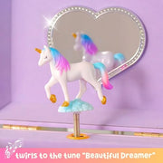 Giggle & Honey® Musical Unicorn Jewelry Box for Girls | Music Boxes for Little Girls, Toddler Jewelry Box for 4 Year Old Kids, Toys for Toddlers, Birthday Gifts for Kids 5-9 Years
